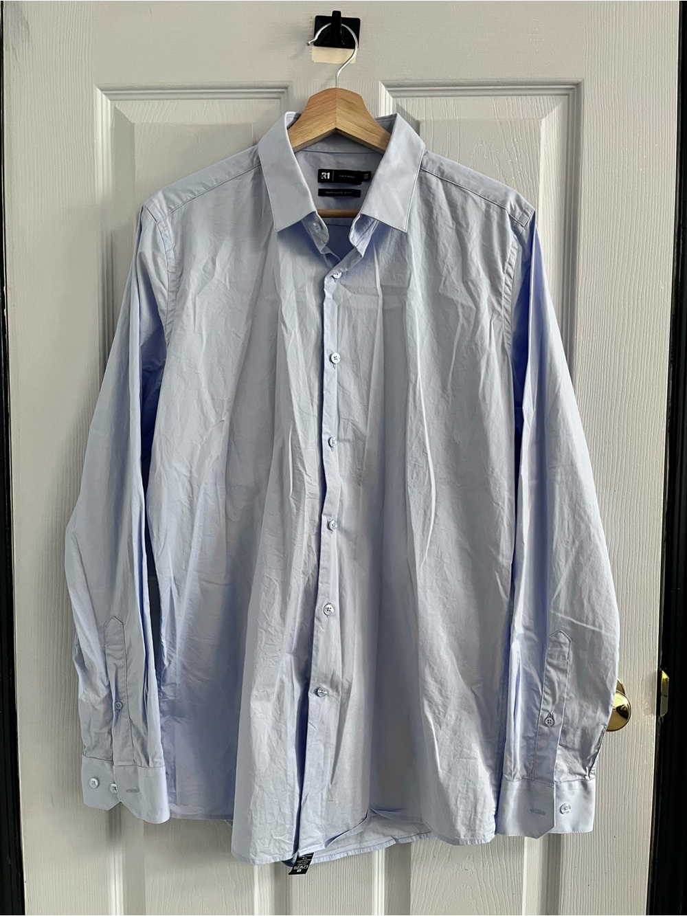 LE 31 // Blue Formal Button-up Shirt // Size 16R